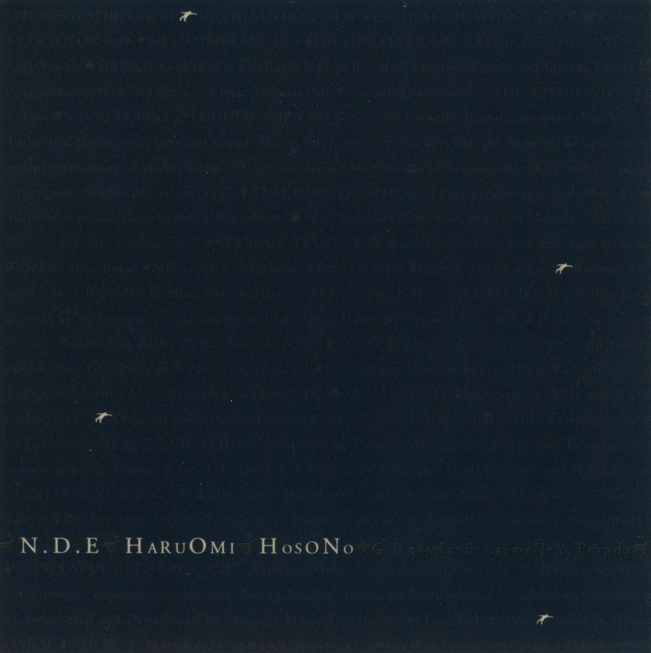 細野晴臣Haruomi Hosono - N . D . E