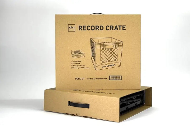 DISK UNION DURC-01 Record Crate [BLACK / OLIVE GREEN / LIGHT GRAY]