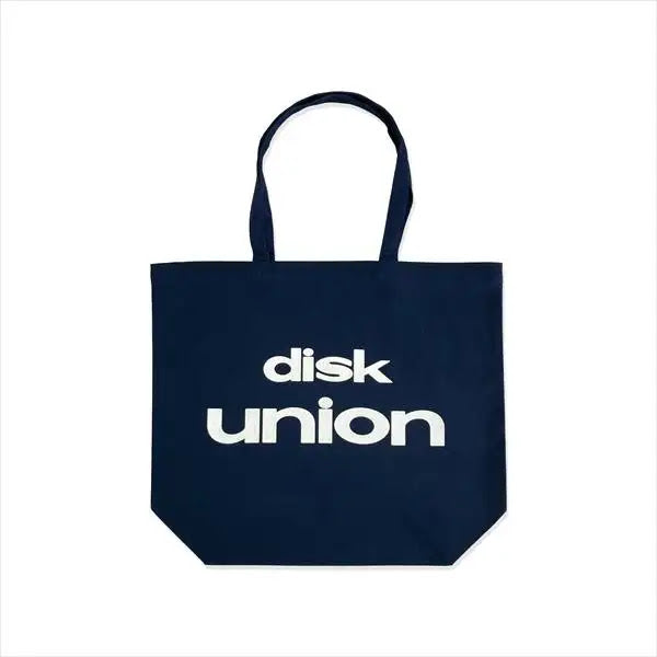 DISK UNION Logo tote bag