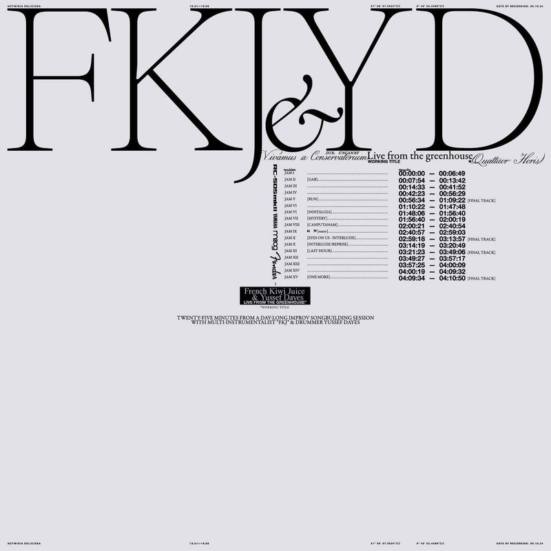 FKJ x Yussef Dayes - Live From The Greenhouse