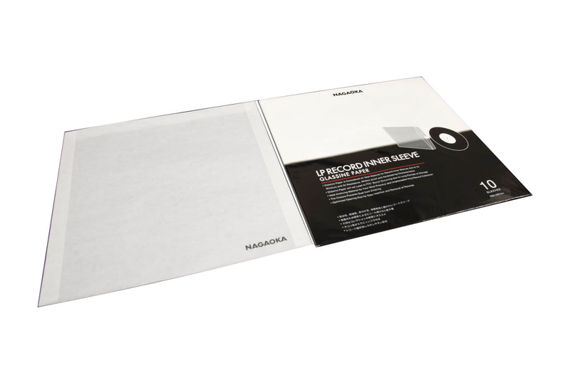 NAGAOKA - Glassine Paper LP Record Inner Sleeves 10 pcs set GRSLP10