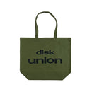 DISK UNION Logo tote bag
