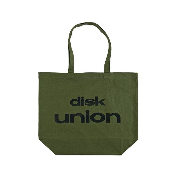 DISK UNION Logo tote bag