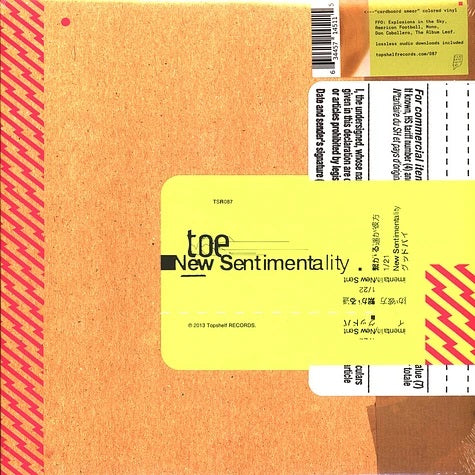 toe - New Sentimentality