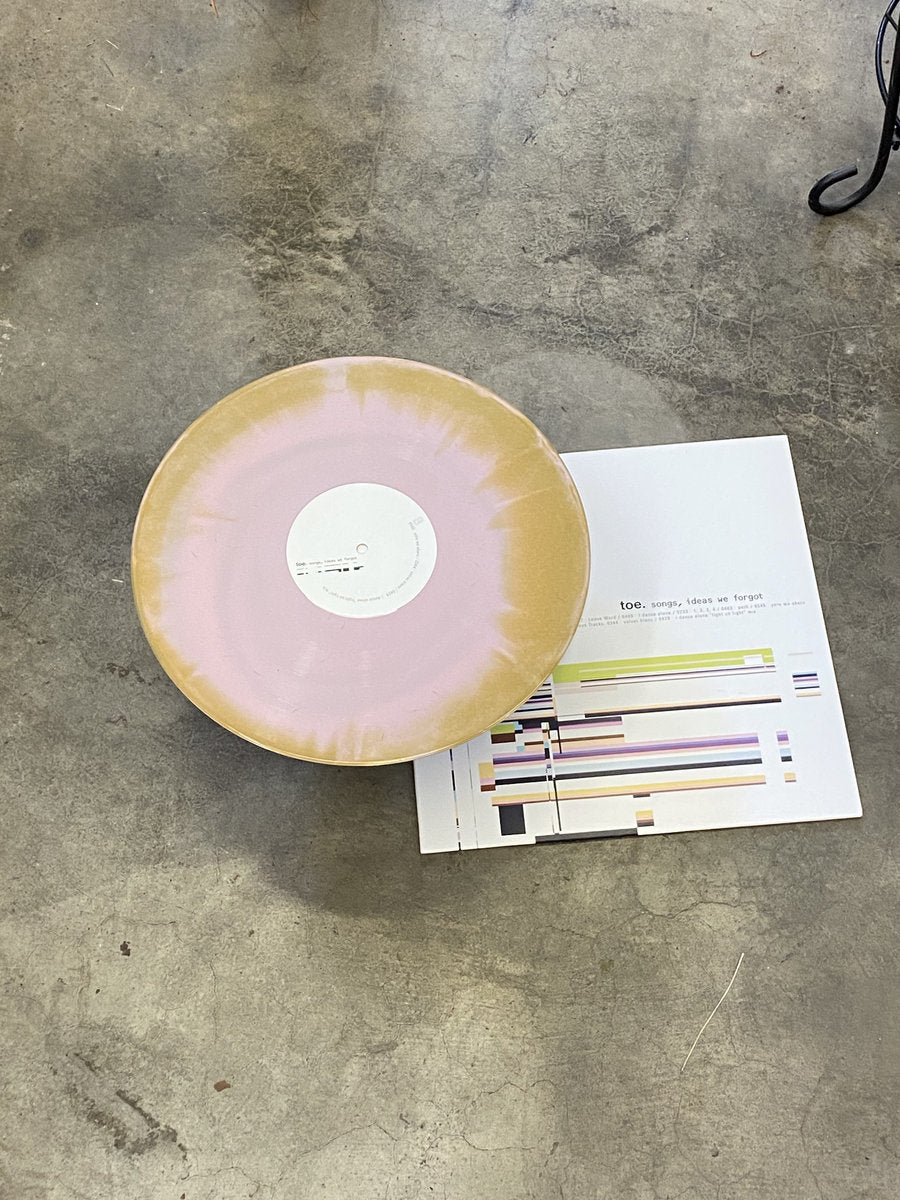 toe songs; ideas we forgot レコード toe_-