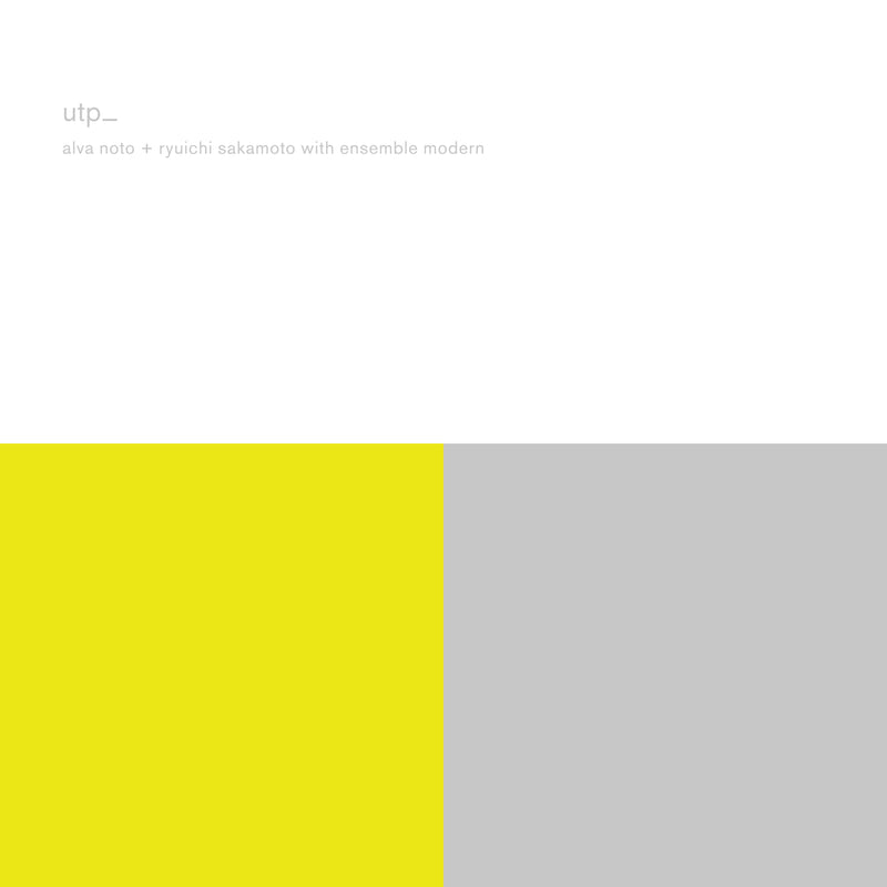 Alva Noto + 坂本龍一 Ryuichi Sakamoto with Ensemble Modern Utp_ (reMASTER) / V.I.R.U.S series [PRE-ORDER, Release Date: 30-Sep-2022]