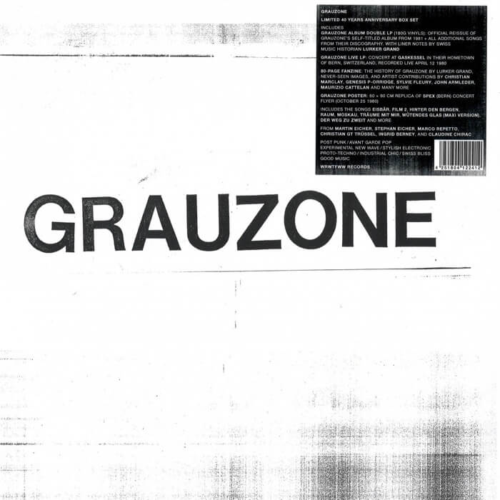 Grauzone - Grauzone (Limited 40 Years Anniversary Box Set)