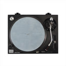 "SAXE BLUE" DISK UNION Suede Leather Turntable Slipmat