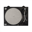 "GRAY" DISK UNION Suede Leather Turntable Slipmat