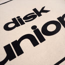 DISK UNION Square Logo Tote Bag