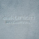 "SAXE BLUE" DISK UNION Suede Leather Turntable Slipmat