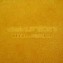 "MUSTARD YELLOW" DISK UNION Suede Leather Turntable Slipmat